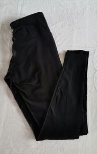 Balance Collection Black Mesh Leggings Size Medium